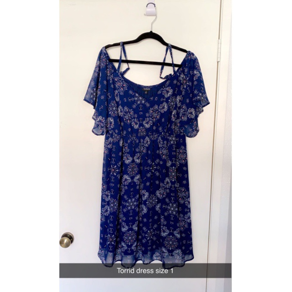 Blue dress